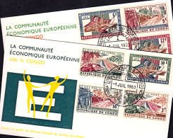 Ca0012 CONGO (Kinshasa) 1963, SG 494-500 La CEE Aide Le Congo, EEC Aid,  FDC - Sonstige & Ohne Zuordnung