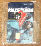 CANADA TÉLÉBEC LAPUCE HOCKEY HUSKIES 10$ NSB TELEFONKARTE SCHEDA TARJETA PHONECARD CALLING CARD - Kanada