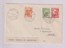 YUGOSLAVIA,1954 TRIESTE B  FDC Cover - Covers & Documents