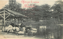 SAINT MEDARD EN JALLES LES SAVONNEUSES AVEC PUBLICITE MAISON HERBILLON - Sonstige & Ohne Zuordnung