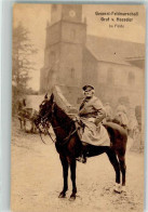 39805521 - Generalfeldmarschall Gottlieb Von Haeseler In Uniform Zu Pferde Fotograf Eugen Jacobi Feldpost WK I XVL. Arm - Sonstige & Ohne Zuordnung