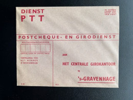 NEDERLAND PORT VRIJE ENVELOP G39 POSTCHEQUE & GIRODIENST 'S GRAVENHAGE - Brieven En Documenten