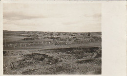 AK Foto Reservezug Von Der Kiesgrube Aus Gesehen - Drahtverhau Hindernisse Stellungen - 1. WK (69650) - Guerra 1914-18