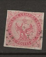 1859 USED French Colonies Mi 6 - Águila Imperial