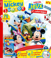 Mickey Junior Hs N° 6 Special Jeux Et Coloriages (avec Crayons) - Unclassified