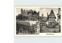 72108389 Quedlinburg Finkenherd Rathaus Dom  Quedlinburg - Andere & Zonder Classificatie