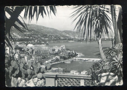 MONTE CARLO - Vue Prise Du Jardin Exotique .timbré 1956 Avec Flamme . MONACO - Monte-Carlo