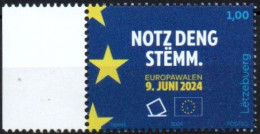 Luxembourg, Luxemburg  2024, MAI AUSGABE,EUROPAWAHLEN, POSTFRISCH, NEUF - Neufs