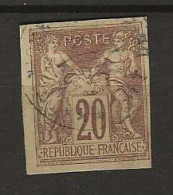 1877 USED French Colonies Mi 30 - Sage