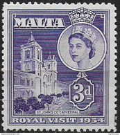 1954 Malta Royal Visit MNH SG N. 262 - Sonstige & Ohne Zuordnung