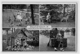 39124321 - Reichenbach Im Vogtland. Schoene Aussicht - Maerchengruppen. Karte Beschrieben Kleiner Knick Unten Rechts, L - Autres & Non Classés