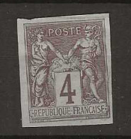 1878 MNG French Colonies Mi 38 - Sage