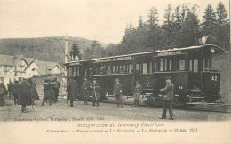 INAUGURATION DU TRAMWAY ELECTRIQUE GERARDMER RETOURNEMER LA SCHLUCHT LE HOHNECK 21 MAI 1904 - Gerardmer