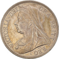 Monnaie, Grande-Bretagne, Victoria, 1/2 Crown, 1898, Londres, SUP, Argent - K. 1/2 Crown
