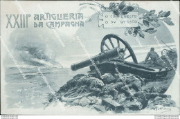 Ca40 Cartolina Militare XXXIII Artiglieria Da Campagna Www1 1 Guerra - Regimientos