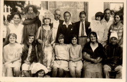 CP Carte Photo D'époque Photographie Vintage Granville Fête Bal Costumé Déguisé - Parejas