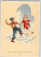 39527521 - 1954 Neujahr Kinder Handwaermer VEB Nr.4133 - Neujahr