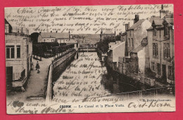 C.P. Couvin = La  Place  Verte  Et  Le  Canal - Couvin