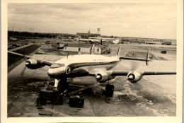 Photographie Photo Vintage Snapshot Amateur Avion Air France Aviation  - Anonieme Personen