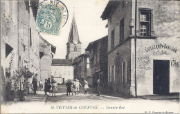 CPA 01 St TRIVIER De COURTES Grande Rue - Non Classés