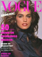 Vogue Magazine Germany 1989-02 Cindy Crawford - Non Classés