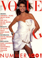 Vogue Magazine Germany 1987-11 Linda Evangelista - Non Classés