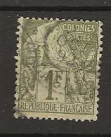1881 USED French Colonies Mi 58 - Alphée Dubois
