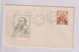 YUGOSLAVIA 1951 TRIESTE B FDC Cover PRIMOZ TRUBAR - Covers & Documents