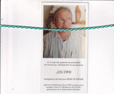 Jos Dirix-De Ridder, Mazenzele 1930, 1995. Foto - Todesanzeige