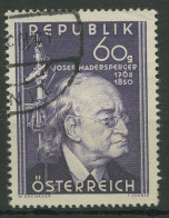 Österreich 1950 100. Todestag Von Josef Madersperger 951 Gestempelt - Used Stamps