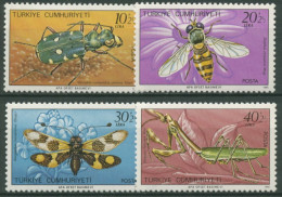 Türkei 1981 Nützliche Insekten: Sandläufer, Fangschrecke 2584/87 Postfrisch - Unused Stamps