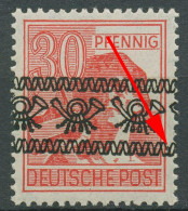 Bizone 1948 Bandaufdruck Mit Aufdruckfehler 46 I AF PI Postfrisch - Ungebraucht