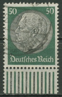 Deutsches Reich 1933 Hindenburg Walzenunterrand 525 W UR Gestempelt - Usados