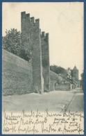 Prenzlau Mauerstraße Mit Turm, Gelaufen 1906 (AK2730) - Prenzlau