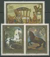 Liechtenstein 1978 Gemälde Pferde Kutsche 717/19 Postfrisch - Unused Stamps