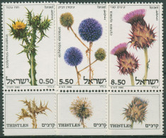 Israel 1980 Pflanzen Disteln 814/16 Mit Tab Postfrisch - Nuovi (con Tab)