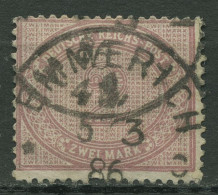 Deutsches Reich 1875 Ziffer Im Oval 37 C Gestempelt Geprüft - Gebruikt