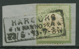 Deutsches Reich 1872 Adler Mit Kleinem Brustschild 2 A Briefstück - Used Stamps