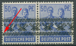 Bizone 1948 Bandaufdruck Mit Aufdruckfehler 48 I AF PI Paar Postfrisch - Postfris