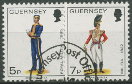 Guernsey 1976 Militäruniformen 135/36 Gestempelt - Guernsey