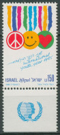 Israel 1985 Jahr Der Jugend Friedensbewegung 1011 Mit Tab Postfrisch - Unused Stamps (with Tabs)