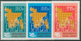 Bangladesch 1974 Volkszählung 38/40 Postfrisch - Bangladesch