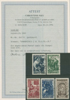 Saarland 1949 Volkshilfe: Gemälde 267/71 Gestempelt Geprüft Mit Fotoattest - Used Stamps