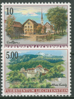 Liechtenstein 1996 Dorfansichten Eschen Schloss Vaduz 1126/27 Postfrisch - Unused Stamps