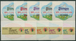 Tonga 1974 100 Jahre Weltpostverein UPU Brieftaube 489/98 Postfrisch - Tonga (1970-...)