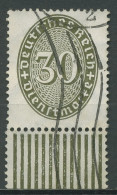 Dt. Reich Dienst 1927/33 Ziffer Walze Unterrand D 120 X W UR Wellenstempel - Dienstzegels