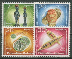 Papua Neuguinea 1976 Kunsthandwerk Aus Bougainville 302/05 Postfrisch - Papúa Nueva Guinea