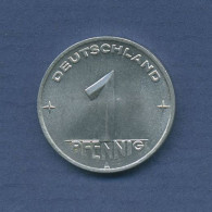 DDR 1 Pfennig 1952 A, Kursmünze, J 1505 Vz/st (m6053) - 1 Pfennig