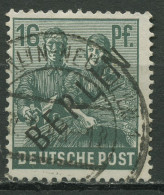 Berlin 1948 Schwarzaufdruck 7 Mit TOP-Stempel - Used Stamps