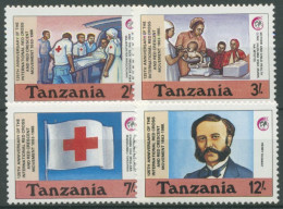 Tansania 1988 125 Jahre Internationales Rotes Kreuz 518/21 Postfrisch - Tanzanie (1964-...)